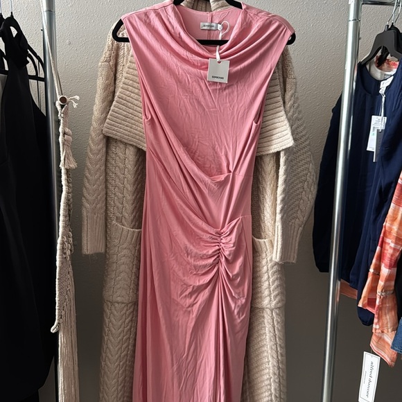 SIMKHAI
Acacia Sleeveless Maxi Dress Elegant Pink Sleeveless Dress - Picture 7 of 12